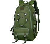 Mochila de viaje, 45 L, impermeable, de gran capacidad, mochila de senderismo de 17.3 pulgadas, mochila para laptop, mochila de senderismo para deportes al aire libre, camping, camping