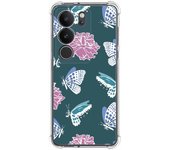 Funda Silicona Antigolpes para Vivo V29 5G diseño Flores 10 Dibujos