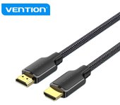 Vention cable hdmi 2.0 4k - resolucion 4k a 60hz - soporte 3d - sincronizacion audio/video - conectividad universal - color negro