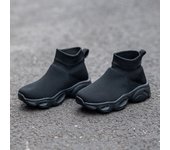 New Kids Sock Shoes Knitted Fashion High Top Sneakers for Boys Girls Casual Sport Sock Sneakers Children Tennis Shoes