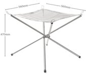 Fogón portátil de camuflaje para exteriores-Parrilla de camping para el aire acondicionado