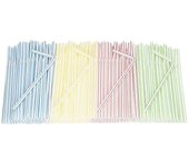 400pcs Plastic Disposable Straws For Parties/Bar/Beverage Shops/Home Straws