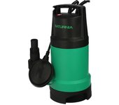 Bomba Aguas Sucias Sumergible 950 W. 14.000 lts/hora, Profundidad 7 Mts, Elevación 10 mts. Particulas max. Ø 30 mm.