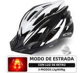 VICTGOAL Bicycle Helmet Men's Ultralight Taillight LED MTB Road Bike Helmet Cycling Motorcycle Electric Scooter Safty Helmets