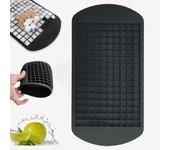 Mini bandeja para cubitos de hielo para congelador, 160 moldes pequeños para cubitos de hielo, fácil de desmoldar, ideal para enfriar whisky, cócteles, bebidas y café (blanco)