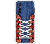 Funda Silicona Antigolpes para Vivo Y76 5G diseño Zapatillas 11 Dibujos