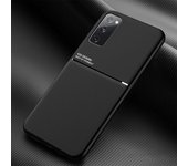 Leather Texture Magnet Case For Samsung Galaxy S24 S23 S22 S21 S20 FE S10 E S9 S8 Plus Note 8 9 10 20 Ultra Car Magnetic Cover