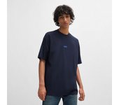 HUGO Camiseta de Algodón Azul 50509776-405 , para Hombre