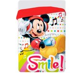 Edredón nórdico Mickey Mouse de poliéster (2 modelos) 180x260 cm - para cama de 90 y 105. Licencia Oficial Disney.