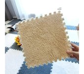 Alfombras de retazos de terciopelo de leche, 30 x 30 x 1 cm, alfombras de leche, tapetes de rompecabezas para piso, tapetes de rompecabezas en mosaico, alfombras entrelazadas, tapetes de rompecabezas para piso