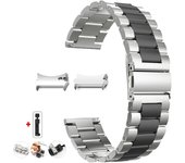 No Gaps Stainless Steel Band for Samsung Galaxy Watch7 6 4 Classic 46mm 47mm/Watch4 5 pro 44mm 40mm Strap Curved end Bracelet