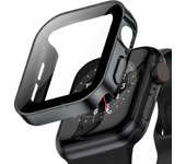 Waterproof Case for Apple Watch 7 8 9 45mm 41mm Screen Protector Glass+Cover Bumper Tempered iWatch 5 SE 6 44mm 40mm Accessories
