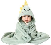 1 pack cartoon animal baby swaddling blanket goes out to a stroller blanket wrapped in a polyester hooded bathrobe