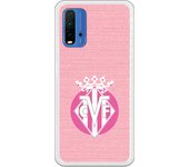 Funda original compatible con Xiaomi Redmi 9T/Pocophone M3 - Villarreal rosa