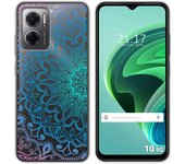 Funda Silicona Transparente para Xiaomi Redmi 10 5G diseño Mandala Dibujos