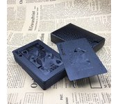 New 24K Gold Playing Cards Plastic Poker Game Deck Foil Pokers Pack Magic Waterproof Card Gift Collection Gambling Board Game