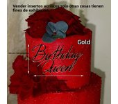 1/3/5 pcs Queen Princess Happy Birthday Acrylic Cake Topper Insert Queen Acrylic Cake Decoration Side Wedding Party Ornaments