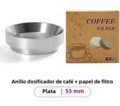 Coffee Dosing Ring Espresso Dosing Funnle 51mm 53mm 58mm Magnetic For Delonghi Breville E61 Portafilter Barista Tool Accessorie