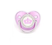 Newborn Pacifier Baby Shower Gift Bling Baby Dummy Silicone BPA Free Infant Nipple New Born Pacifiers For Babies I Love Mum Dad