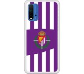 Funda original compatible con Xiaomi Redmi 9T/Pocophone M3 - Valladolid Franjas Lila y Blancas