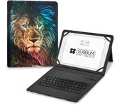 Teclado Bluetooth con Soporte para Tablet Subblim SUBKT5-BTTL30 Multicolor Qwerty Español