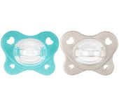 Chicco Chupete Ph Dual Soft Silicona Azul 6-16M 2Uds
