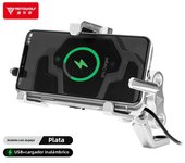 Motorcycle Shockproof Navigation Wireless Charging Phone Holder Cradle 3.0 Quick Charger GPS Moto Support Cellphone Handlebar