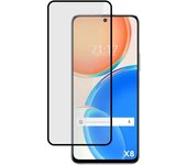 Protector Cristal Templado Completo 5D Full Glue Negro para Huawei Honor X8 Vidrio