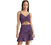 Camiseta Tommy Jeans Tjw Printed Strappy Ruche Top