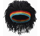New Arrival Rasta Wig Cap Beanie Hat Jamaica Rasta Handmade Cap Reggae Dreadlocks Africa Roots Wig Bob Marley For Halloween Gift