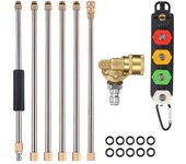 Pressure Washer Extension Wand Set Outdoor Car Wash Accessories Spear Car Wash Nozzle Quick Connect Tool Karcher Parkside Lavor