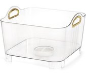 Lavabo con asa y tapón de drenaje, cesta de remojo para lavar frutas y verduras, tina de plástico grande para lavar platos, cocina