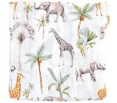 BIMBIDREAMS MUSELINA BAMBU 120 X 120 564 AFRICA C21 01 BLANCO