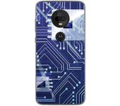 Tumundosmartphone Funda Gel Tpu para Motorola Moto G7 / G7 Plus diseño Circuito Dibujos
