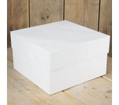 Glotomania Caja para Tarta Blanca Funcakes - 25 Cm - Protege Tus Tartas