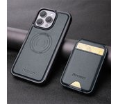Luxury Leather Wallet Phone Case for iPhone 16 15 Pro 14 13 12Pro 11 XS Pro Max XR Compatible Magnetic MagSafe Wireless Charging