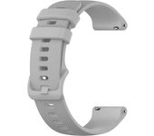 Ociodual Correa Compatible con Amazfit GTS, Compatible con Forerunner 245-645, Compatible con Galaxy Watch 5-4, correa de 20mm color Gris, longitud: 92mm-120mm, Silicona deporte