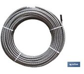 Cofan - Rollo Cable Galvanizado 100M 3mm D-1770 6x7+1 - DIN-3060