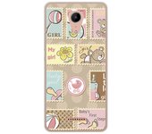 Tumundosmartphone Funda Gel Tpu para Wiko Tommy2 Diseño Sellos Dibujos