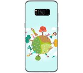 Tumundosmartphone Funda Gel Tpu para Samsung Galaxy S8 Diseño Familia Dibujos