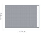 Plancha de Corte Profesional Series con Grosor de 5mm, 5 Capas Auto cicatrizante con Cuadrícula y Reglas, Máxima Protección, Lavable y Resistente.  Ideal para todo tipo de manualidades y trabajos by Office box.