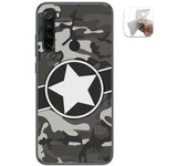 Tumundosmartphone Funda Gel Tpu para Xiaomi Redmi Note 8 (2019/2021) diseño Camuflaje 02 Dibujos
