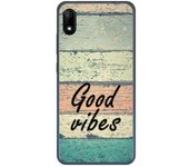 Tumundosmartphone Funda Gel Tpu para Wiko Y70 diseño Madera 01 Dibujos