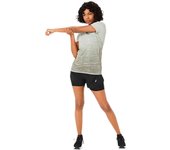 Pantalon Corto Asics Road 2In1 3.5 Inch para mujer en color negro