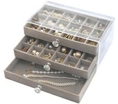 Caja de almacenamiento de joyas para pendientes