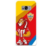 Funda original compatible con Samsung Galaxy S8 - UD Almería Fondo Diagonales
