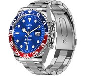 Nuevo reloj inteligente con llamadas Bluetooth, bisel giratorio, música, detección de frecuencia cardíaca y presión arterial, reloj inteligente para hombres