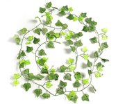 2.1M Artificial Hanging Plant Fake Vine Ivy Leaf Greenery Garland Garden Fence Exterior Decor Wall Wedding Home Party Decor