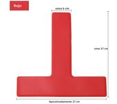 Labels Stadium Landmark Ground Court Marker Basketball Soccer Badminton Training Obstacle Red Sign Football Roadblock Plate