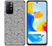 Funda Silicona para Xiaomi Redmi Note 11s 5G diseño Letras Dibujos